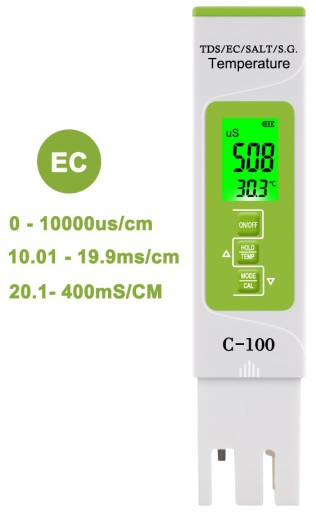 Электронный солемер TDS EC Water Temp