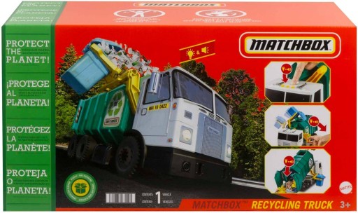 Интерактивный мусоровоз Mattel Matchbox Recycling