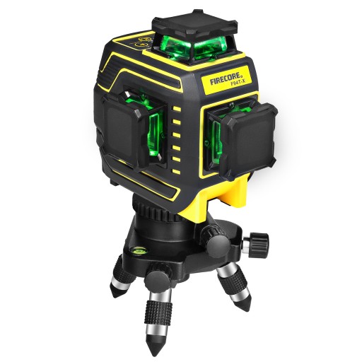 Зеленый лазерный уровень FIRECORE 3D 360 F94T-XG+FD30 Приемник