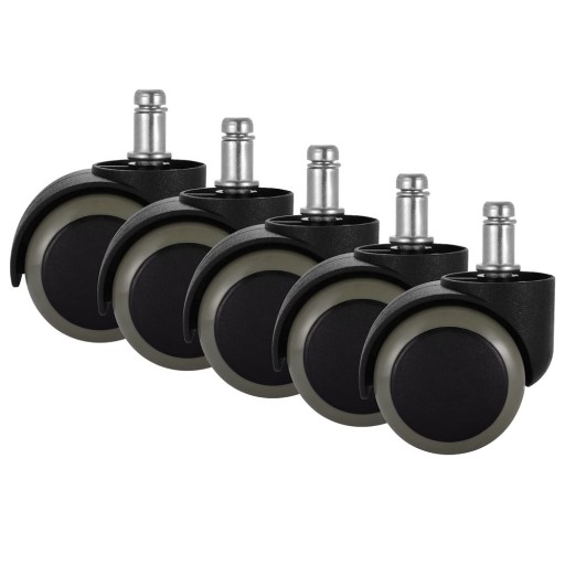 Kółka do Fotela Kauczuk Guma 11mm 5szt