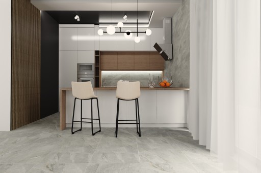 НАПОЛЬНАЯ ПЛИТКА GRES FUSION СЕРАЯ 60x120 РЕЗЬБА