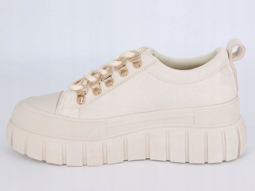 КРОССОВКИ БЕЖЕВЫЕ КОЖАНЫЕ CREEPERS Y 8010 40
