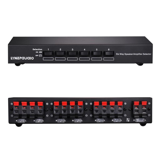 Six Channel Speakers Selector Stereo Amplifier