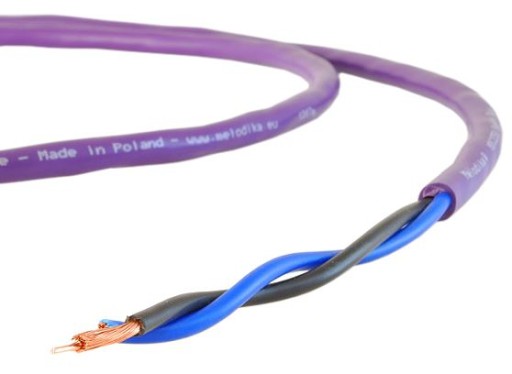 MELODIKA MDSC4025 PURPLE RAIN АНКЕТНЫЕ КАБЕЛИ OFC 4N 2x4 мм2 2,5 м ПАРА