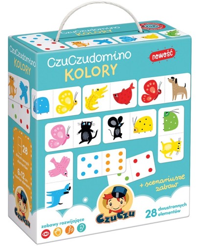 CzuCzu Domino игра в цвета для детей: 2+ Czu Czu
