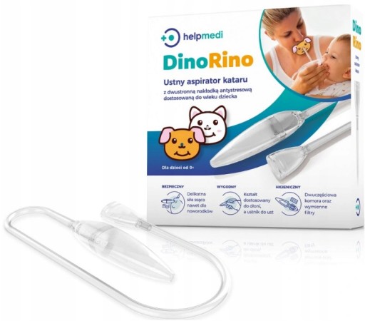 Аспиратор для полости рта Helpmedi DinoRino