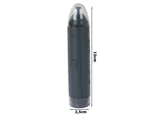TRYMER DO NOSA UCHA USZU BRWI GOLARKA DLA MĘŻCZYZN 2w1 AKU USB 3W NASADKI