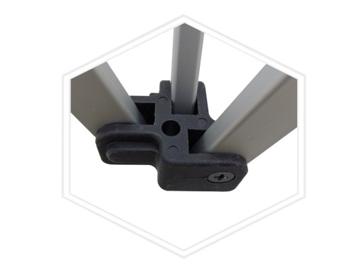 Садовая беседка 3x3 Super Aluminium складная