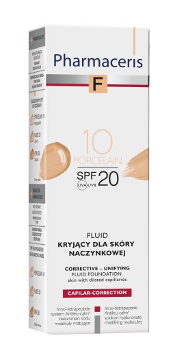 PHARMACERIS F FLUID NACZYNKA KRYJĄCY 10 PORCELAIN
