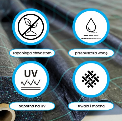 ПРОЧНАЯ ТОЛСТАЯ АГРО ТКАНЬ 100г 2.1М НА МЕТР WEDS UV ВЫСОКОГО КАЧЕСТВА 210см