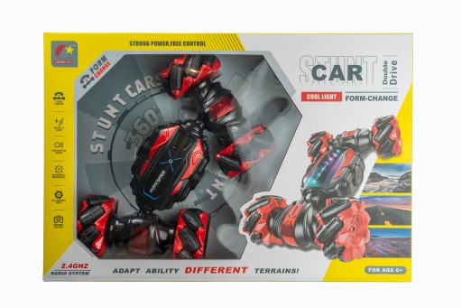 SAMOCHÓD ZDALNIE STEROWANY RĘKĄ GESTAMI + PILOT DUŻY RC DRIFT 4X4 LED 360°