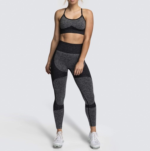 SPORTS SET топ бесшовные леггинсы для фитнеса M