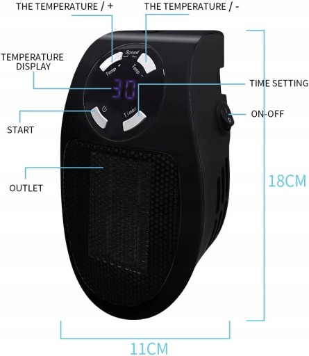Электрический обогреватель RTR Heater 500 Вт