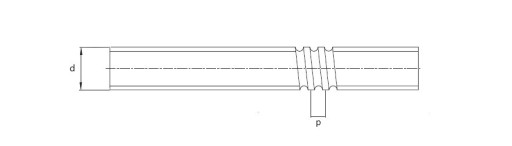 HIWIN R25-10T7-FSCDIN ШВП 0260мм
