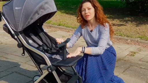 Wózek spacerowy spacerówka Spin ALUMINIOWY STELAŻ