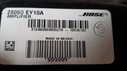 Усилитель Bose Nissan Qashqai 28060EY10A