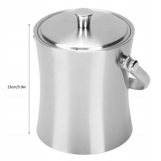 Контейнер для льда ICE BUCKET с щипцами 1л.
