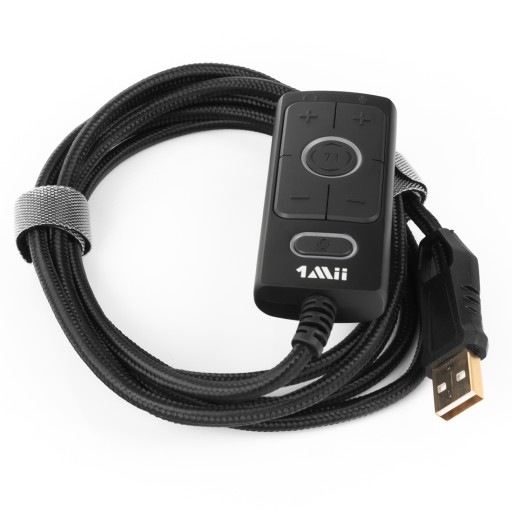 Звуковая карта USB 7.1, микрофон, разъем для наушников
