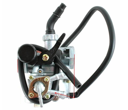 КАРБЮРАТОР С КРЫШКОЙ PZ19 4T QUAD ATV 110 FMB