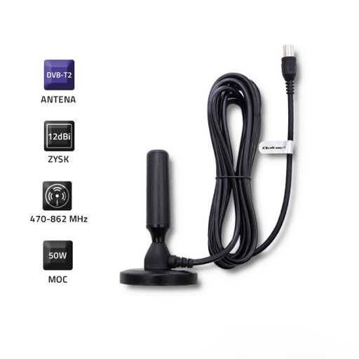 АВТОМОБИЛЬНЫЙ НАБОР DVB-T2 USB-ТЮНЕР АНТЕННА МАГНИТ