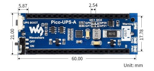 Модуль ИБП для Raspberry Pi Pico
