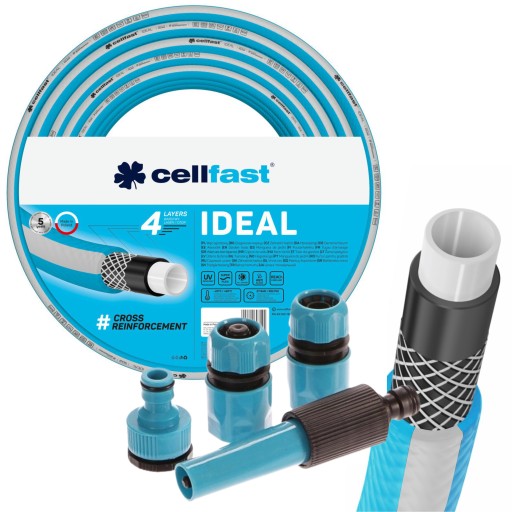 CELLFAST IDEAL САДОВЫЙ ШЛАНГ 4-СЛОЙНЫЙ 27 БАР 3/4