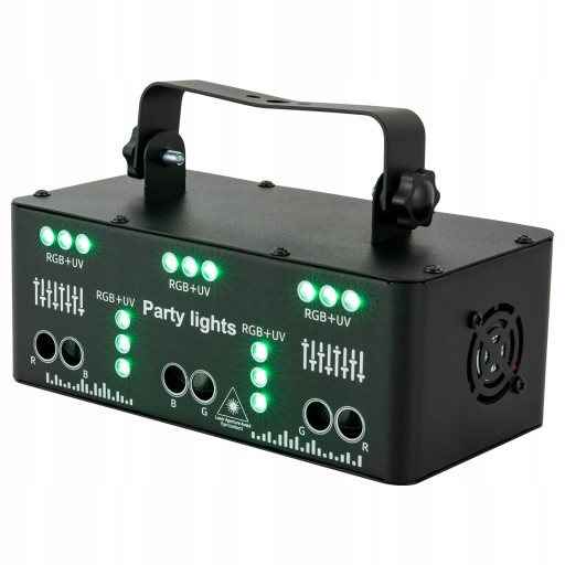 Светодиодный лазерный проектор для дискотек с 21 глазом RGBW DMX