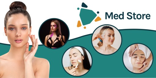 Кинезиологическая лента CureTape BEAUTY для тейпирования лица и бюста