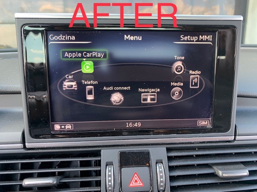 AUDI CARPLAY ANDROID AUTO A6 C7 Q7 A4 A5 Q5 Q3 MIB