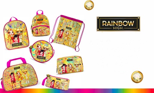 Ручная дорожная косметичка для девочек Rainbow High Perletti 13280