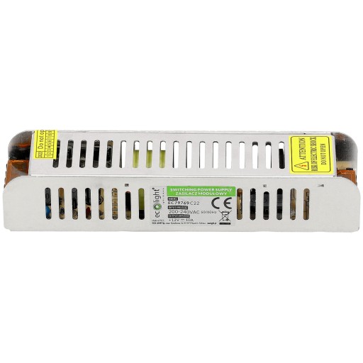 Блок питания для светодиодов 12 В, 120 Вт, 10 А, модульный, SLIM FOR TAPE