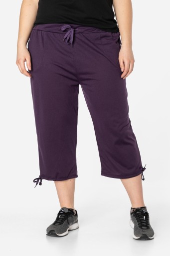 Duże Krótkie Spodenki Damskie Rybaczki 86022-7 7XL