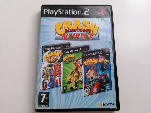 ПАКЕТ CRASH ACTION PS2 PAL RU