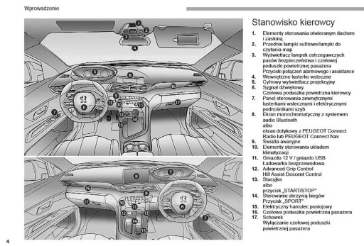 Peugeot 3008 2016 - 2021 +Nawi Instrukcja Obsługi