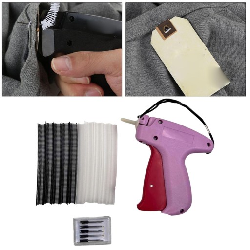 Stitchy Quick Clothes Fixer Łatwe oznaczanie ściegów Wygodna mini kołdra w kolorze różowym