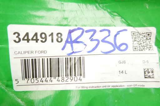 ZACISK PRZÓD LEWY FORD TRANSIT MK6 CUSTOM 1783932 1817682 2345689 1783932