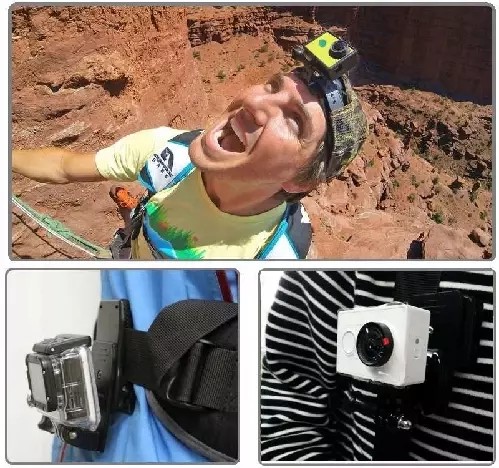 Uchwyt do GoPro Klamra Zacisk Adapter do Plecaka Paska GoPro 12 11 10 9 8 7