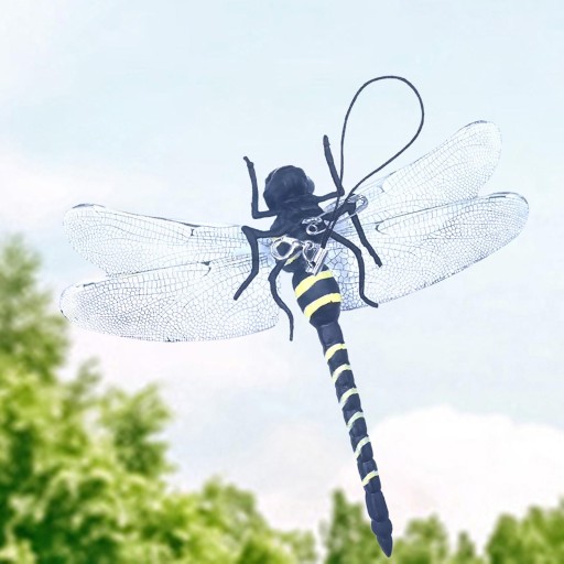 Symulacyjny model ważki Miniaturowe rękodzieło Realistyczne z liną i szpilkami