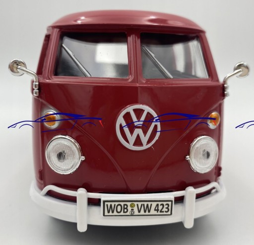 Пикап VW Type 2 T1 с двойной кабиной 1:24 Motormax 79343