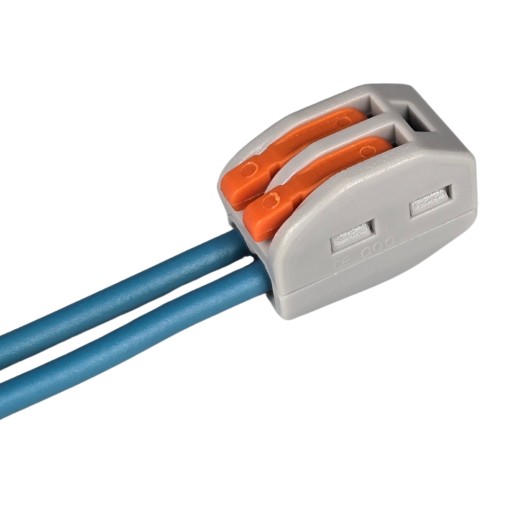 KOSTKA ZŁĄCZKA SZYBKOZŁĄCZKA NA PRZEWÓD LINKĘ ŁĄCZNIK NA 2 KABLE 0,08-4 mm²