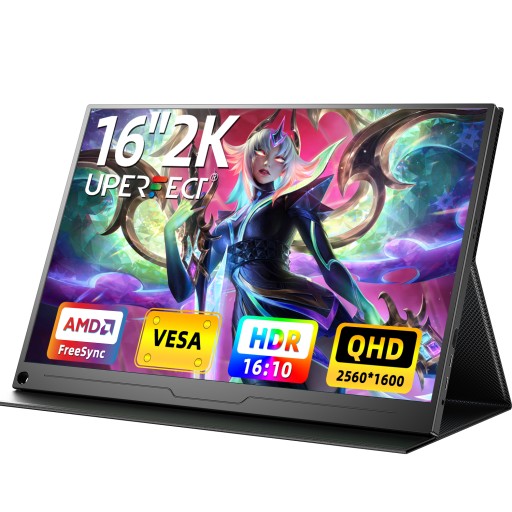 Портативный игровой монитор 2560*1600p 1500: 1 16:10 100%Srgb QHD IPS VESA