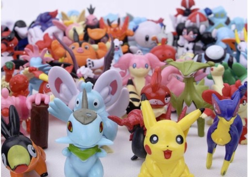 БОЛЬШОЙ НАБОР ФИГУРОК POKEMON GO, 24 ФИГУРКИ ПИКАЧУ.