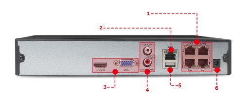 MONITORING IP POE 2 KAMERY FullHD 1080P ZEWNĘTRZNE