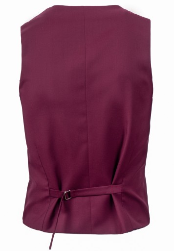 KAMIZELKA MĘSKA ELEGANCKA WIZYTOWA BORDOWA 50 pl