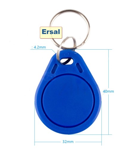 RFID-БРЕЛОК 125 кГц EM4100 синий
