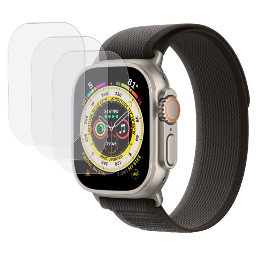 3 ГИДРОГЕЛЕВЫХ ПЛЕНКИ ДЛЯ APPLE WATCH ULTRA 49MM/2 49MM + НАБОР ДЛЯ УСТАНОВКИ
