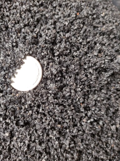 Zasypka drobny żwirek ogrodowy czarny bazalt piasek 1-2 mm nero ebano 24 kg
