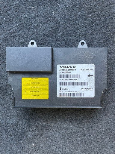 ДАТЧИК ПОДУШКИ БЕЗОПАСНОСТИ 31318792 VOLVO XC60
