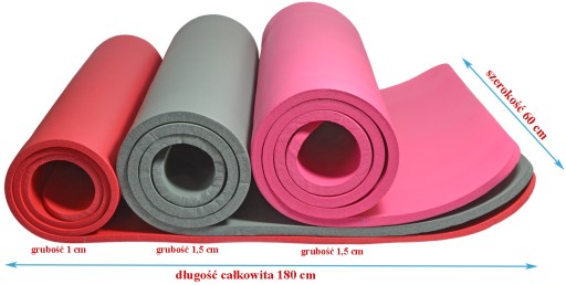 Мат фитнес йога толстая 15 -мм не -сластика EB fit