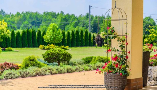 OBELISK OGRODOWY METALOWY NA KWIATY RÓŻE 120 cm